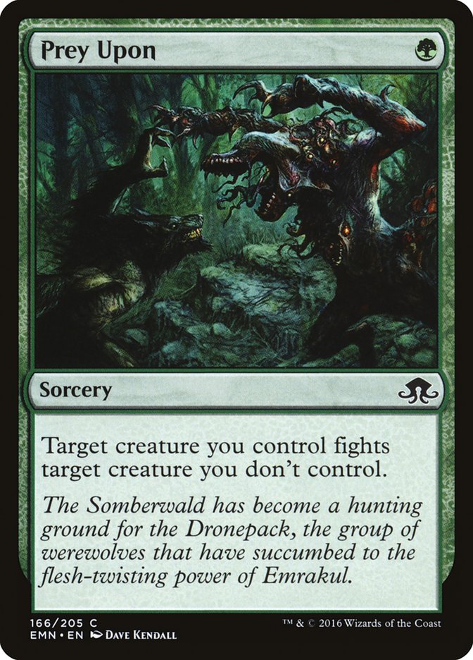 Prey Upon [Eldritch Moon] MTG Single Magic: The Gathering    | Red Claw Gaming