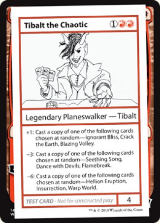 Tibalt the Chaotic (2021 Edition) [Mystery Booster Playtest Cards] MTG Single Magic: The Gathering    | Red Claw Gaming