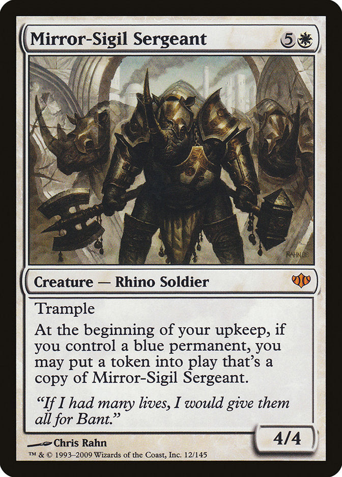 Mirror-Sigil Sergeant [Conflux] MTG Single Magic: The Gathering    | Red Claw Gaming