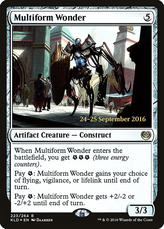 Multiform Wonder [Kaladesh Prerelease Promos] MTG Single Magic: The Gathering    | Red Claw Gaming