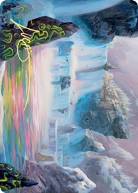 Glittering Frost Art Card (Gold-Stamped Signature) [Kaldheim Art Series] MTG Single Magic: The Gathering    | Red Claw Gaming