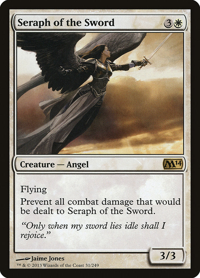 Seraph of the Sword [Magic 2014] MTG Single Magic: The Gathering    | Red Claw Gaming