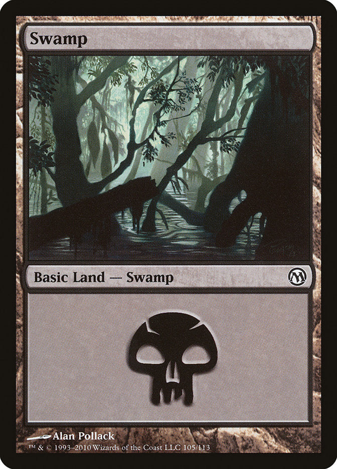 Swamp (105) [Duels of the Planeswalkers] MTG Single Magic: The Gathering    | Red Claw Gaming