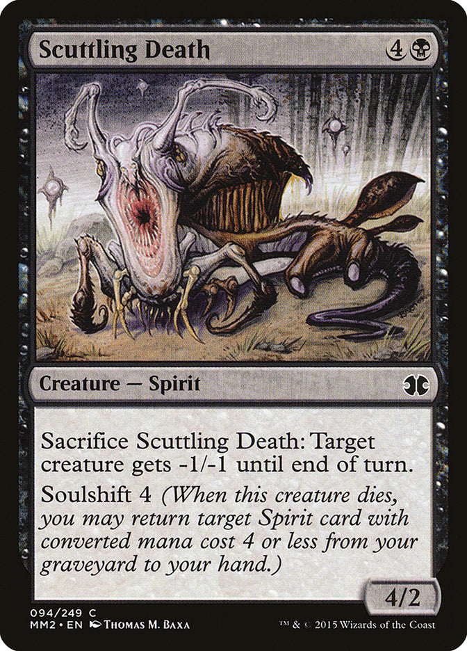 Scuttling Death [Modern Masters 2015] MTG Single Magic: The Gathering    | Red Claw Gaming