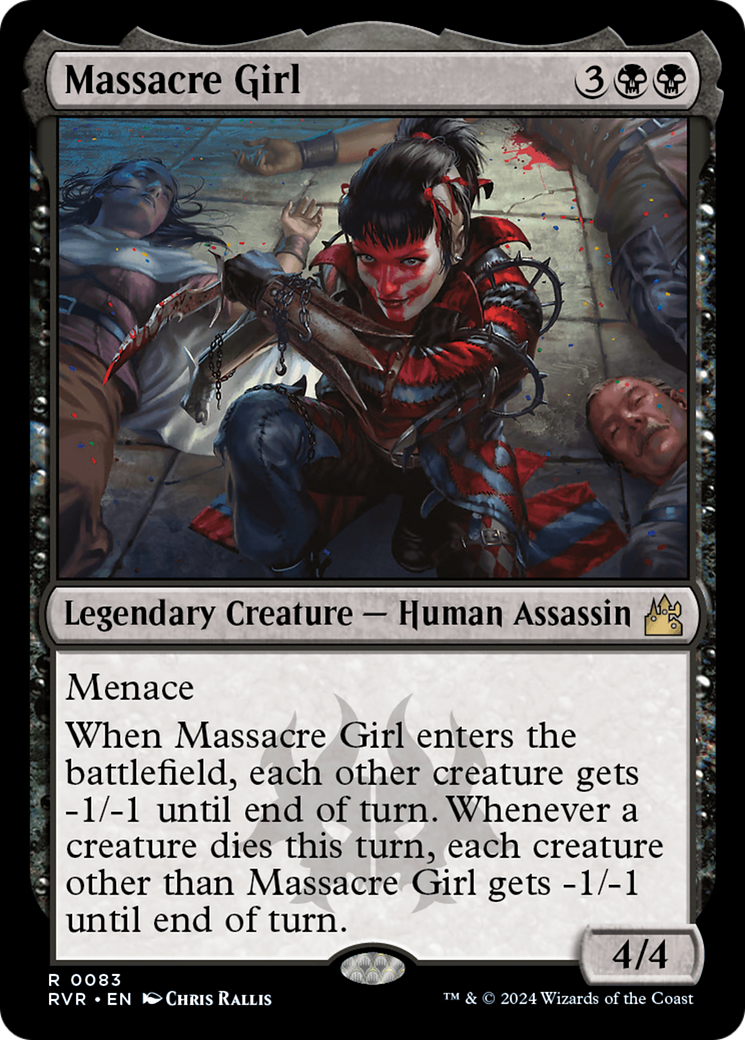 Massacre Girl [Ravnica Remastered] MTG Single Magic: The Gathering    | Red Claw Gaming