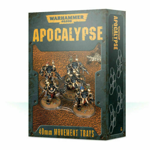 WARHAMMER 40000: APOCALYPSE 40mm MOVEMENT TRAYS Apocalypse Games Workshop    | Red Claw Gaming
