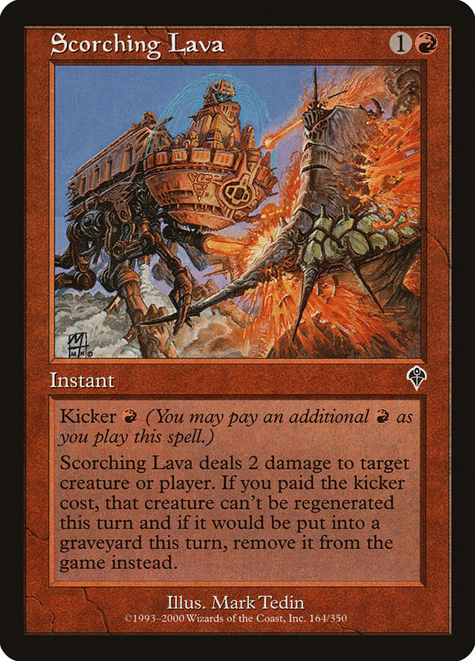Scorching Lava [Invasion] MTG Single Magic: The Gathering    | Red Claw Gaming