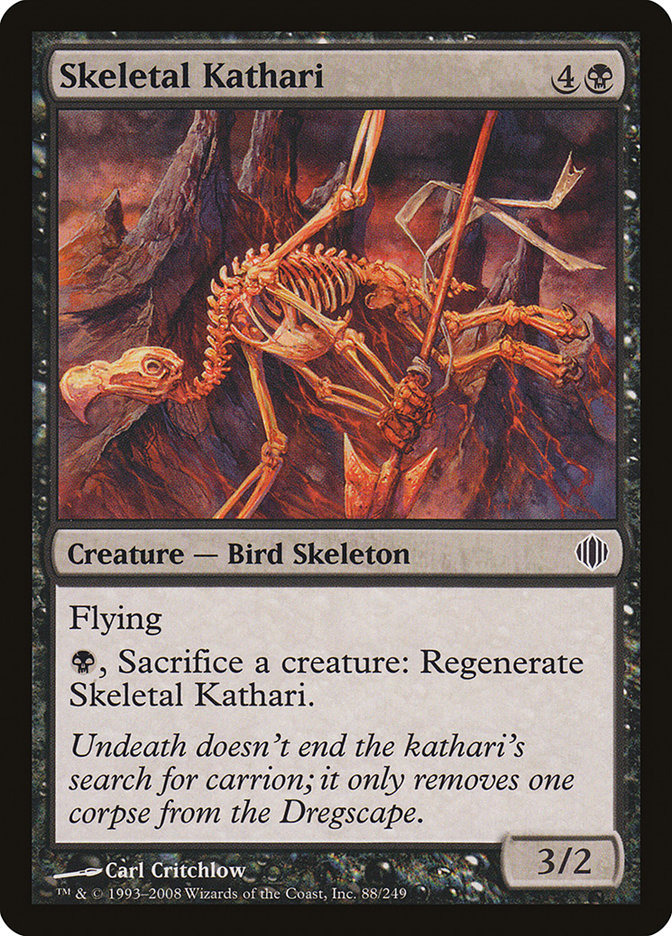 Skeletal Kathari [Shards of Alara] MTG Single Magic: The Gathering    | Red Claw Gaming