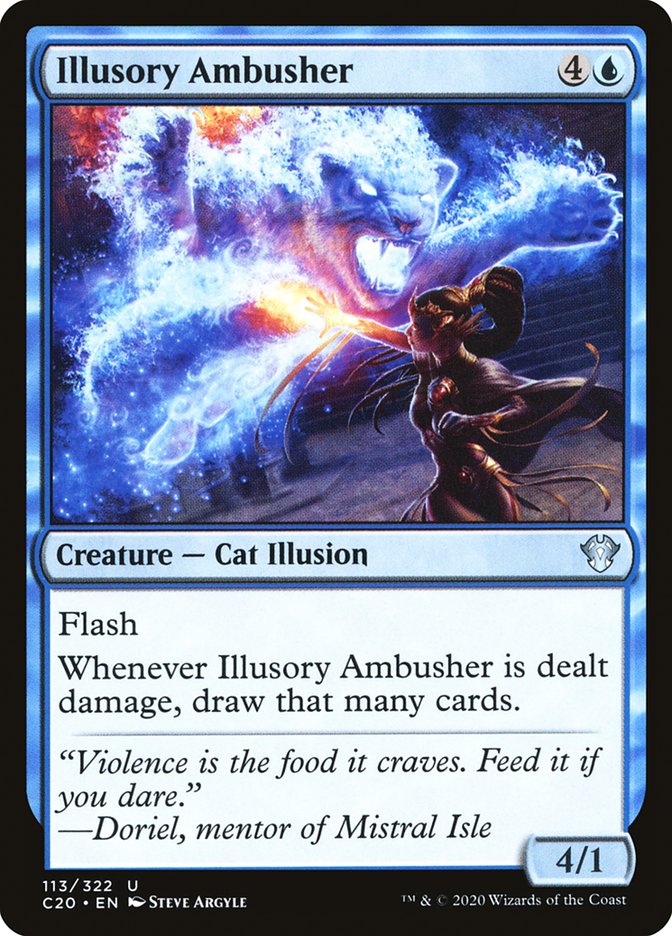 Illusory Ambusher [Commander 2020] MTG Single Magic: The Gathering    | Red Claw Gaming