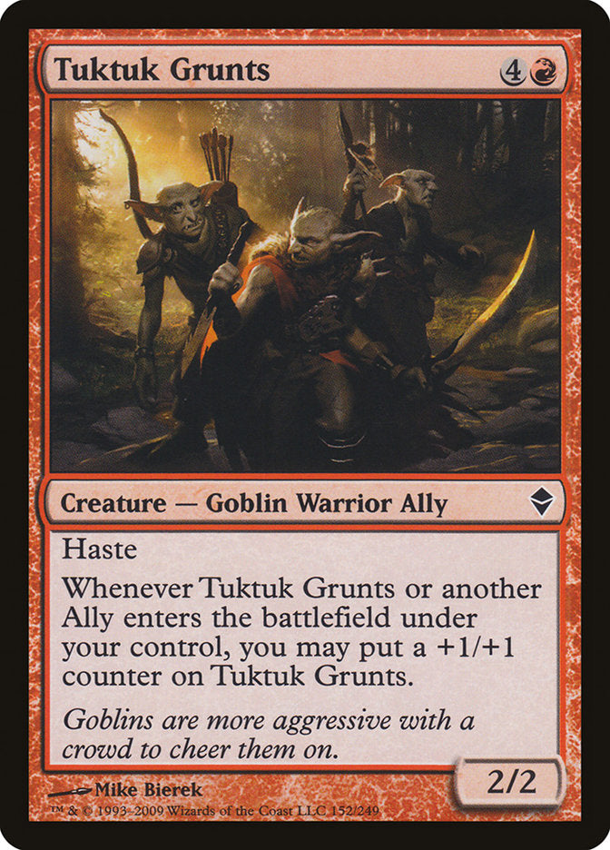 Tuktuk Grunts [Zendikar] MTG Single Magic: The Gathering    | Red Claw Gaming