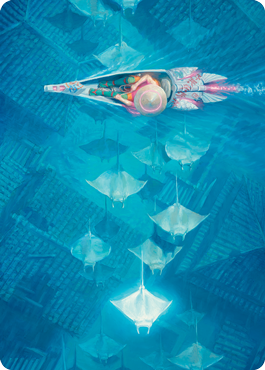 Discover the Impossible Art Card [Kamigawa: Neon Dynasty Art Series] MTG Single Magic: The Gathering    | Red Claw Gaming