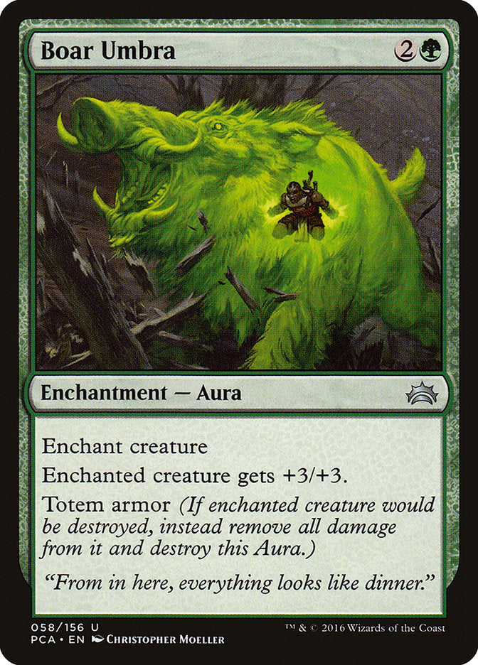 Boar Umbra [Planechase Anthology] MTG Single Magic: The Gathering    | Red Claw Gaming