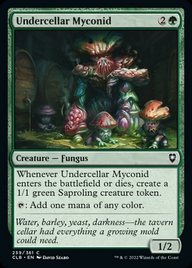 Undercellar Myconid [Commander Legends: Battle for Baldur's Gate] MTG Single Magic: The Gathering    | Red Claw Gaming