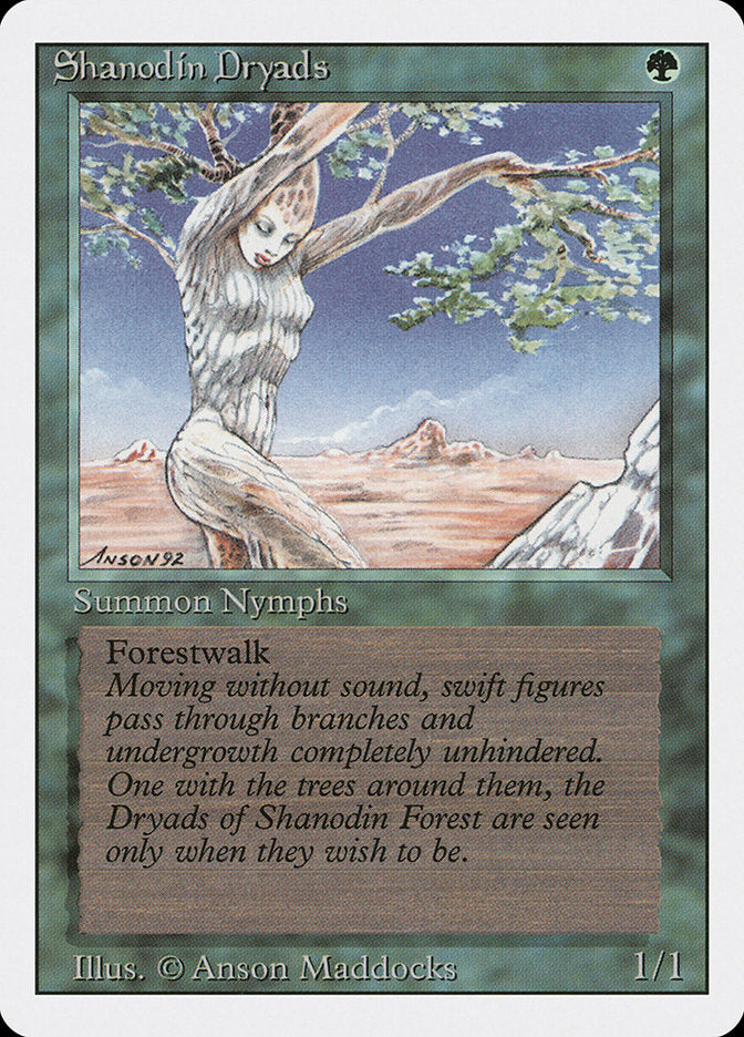 Shanodin Dryads [Revised Edition] MTG Single Magic: The Gathering    | Red Claw Gaming