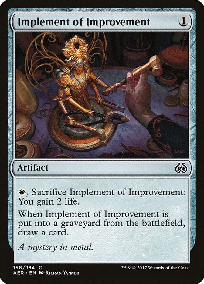 Implement of Improvement [Aether Revolt] MTG Single Magic: The Gathering    | Red Claw Gaming