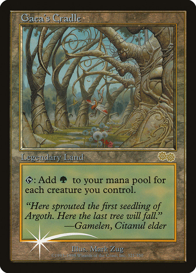 Gaea's Cradle [Judge Gift Cards 1998] MTG Single Magic: The Gathering    | Red Claw Gaming