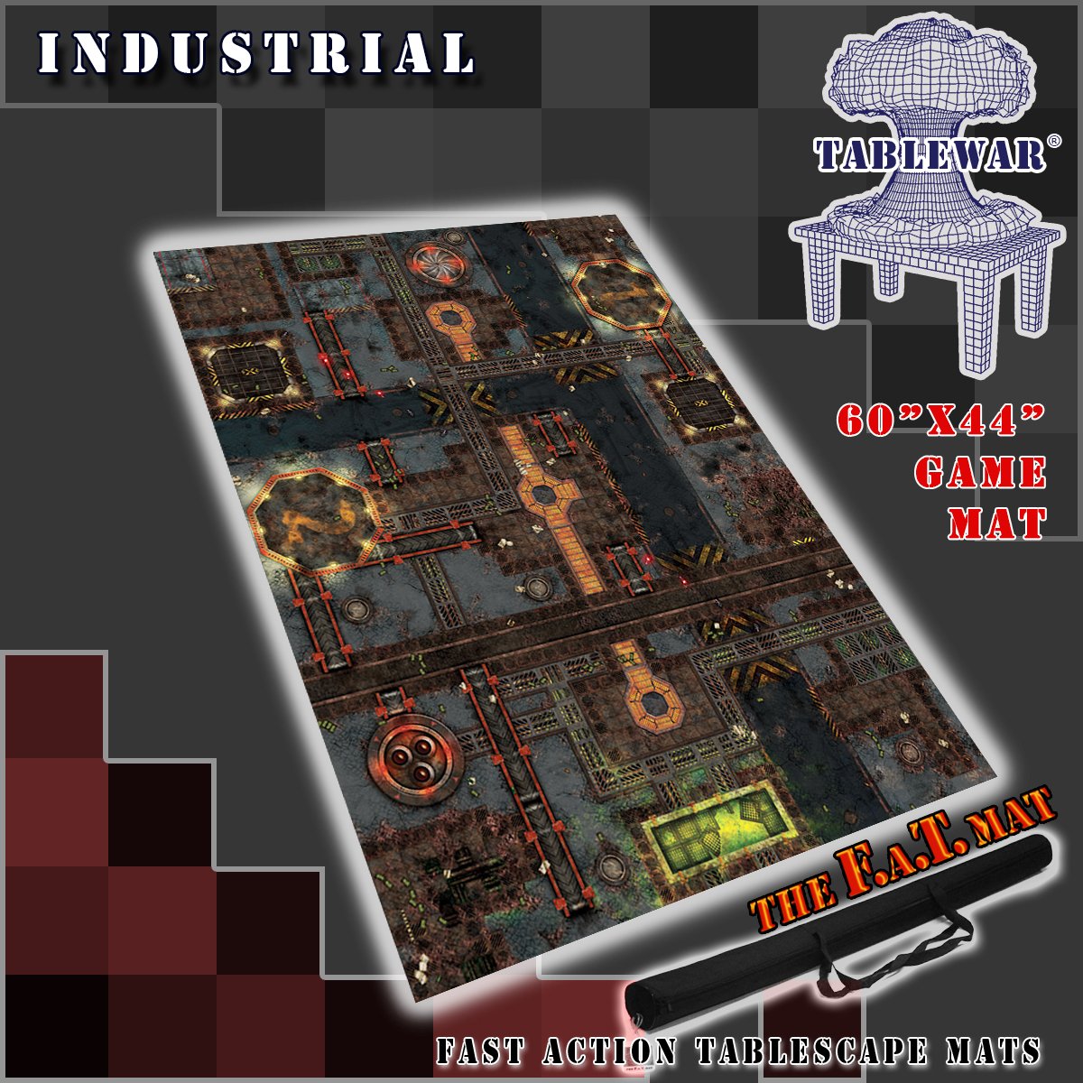 F.A.T. Mats Industrial 60'x44' Gaming Mat F.A.T. Mats    | Red Claw Gaming