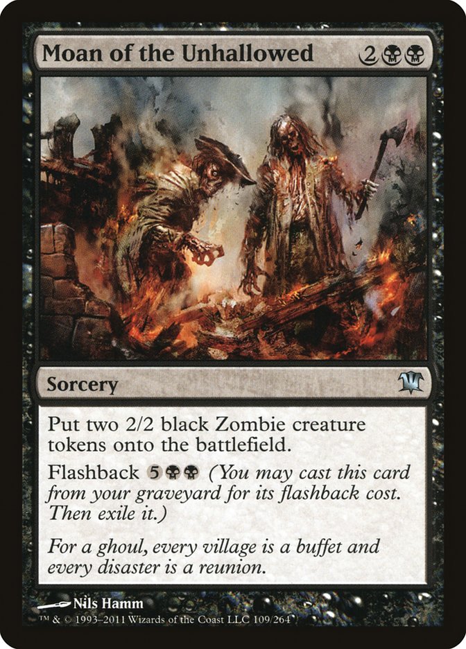Moan of the Unhallowed [Innistrad] MTG Single Magic: The Gathering    | Red Claw Gaming