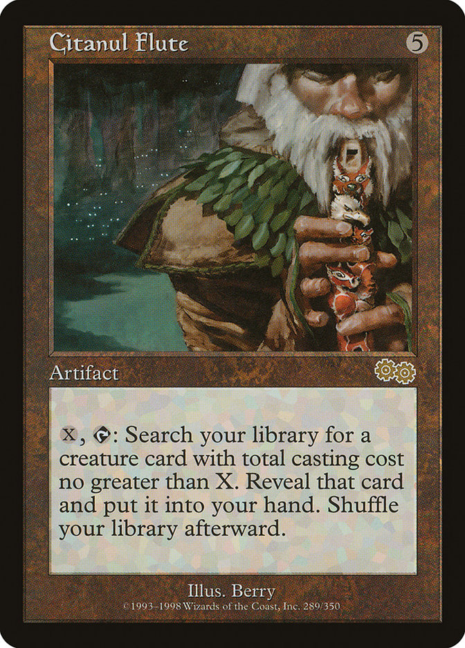 Citanul Flute [Urza's Saga] MTG Single Magic: The Gathering    | Red Claw Gaming