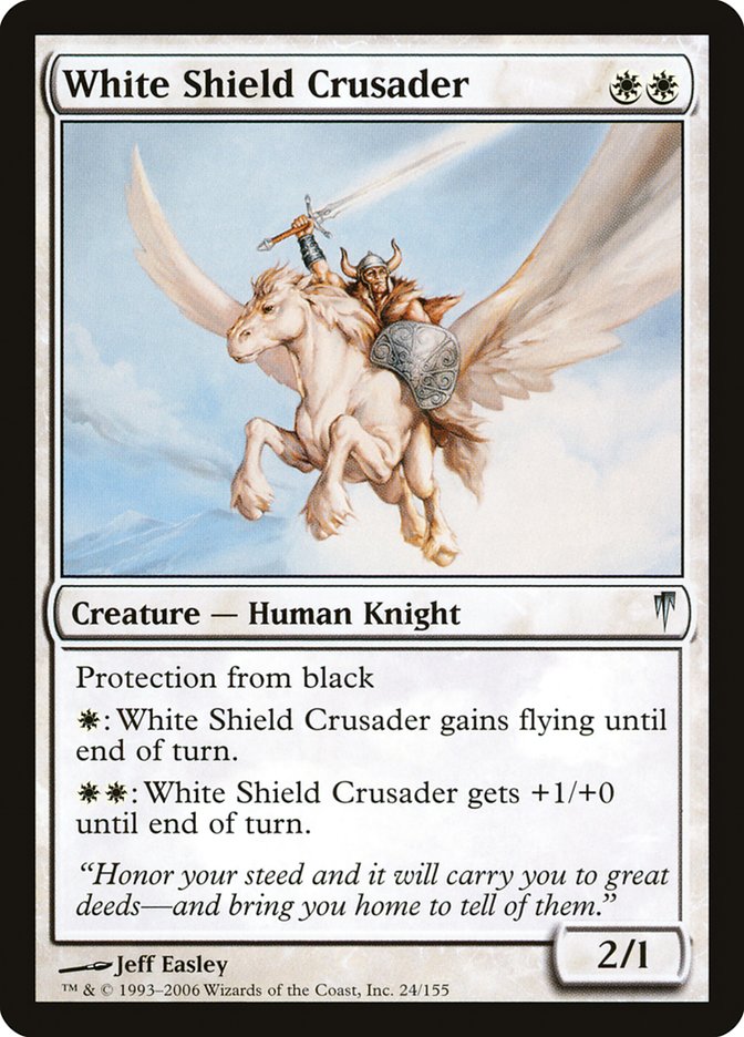 White Shield Crusader [Coldsnap] MTG Single Magic: The Gathering    | Red Claw Gaming