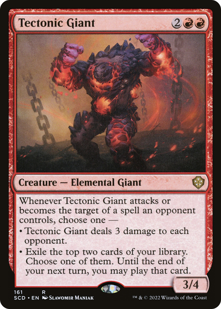 Tectonic Giant [Starter Commander Decks] MTG Single Magic: The Gathering    | Red Claw Gaming
