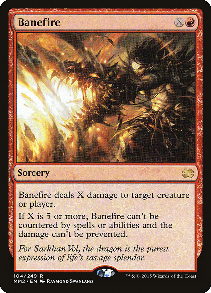 Banefire [Modern Masters 2015] MTG Single Magic: The Gathering    | Red Claw Gaming