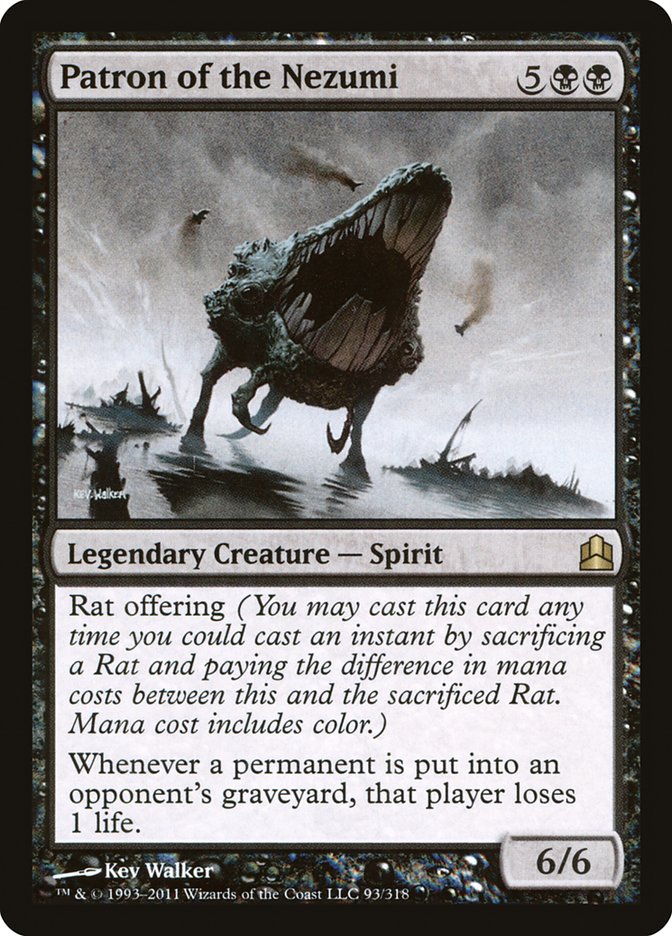 Patron of the Nezumi [Commander 2011] MTG Single Magic: The Gathering    | Red Claw Gaming