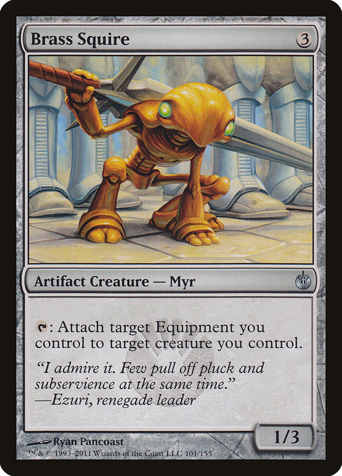 Brass Squire [Mirrodin Besieged] MTG Single Magic: The Gathering    | Red Claw Gaming