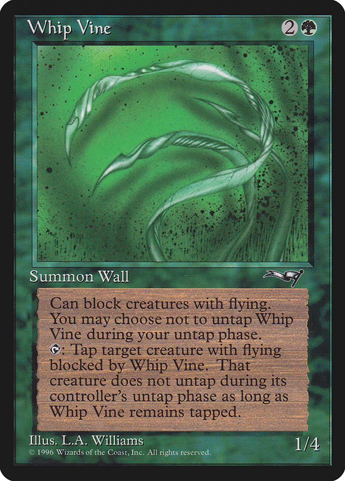 Whip Vine (No Birds) [Alliances] MTG Single Magic: The Gathering    | Red Claw Gaming