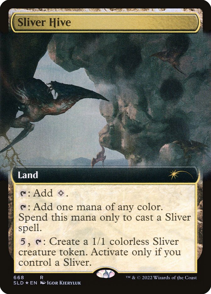 Sliver Hive (Extended Art) [Secret Lair Drop Promos] MTG Single Magic: The Gathering    | Red Claw Gaming