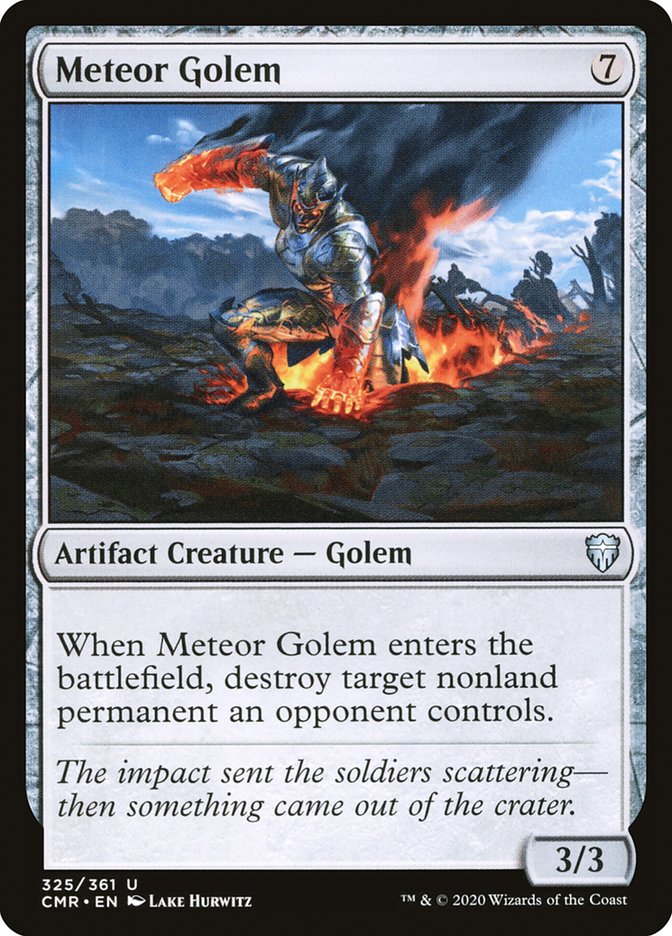 Meteor Golem (325) [Commander Legends] MTG Single Magic: The Gathering    | Red Claw Gaming