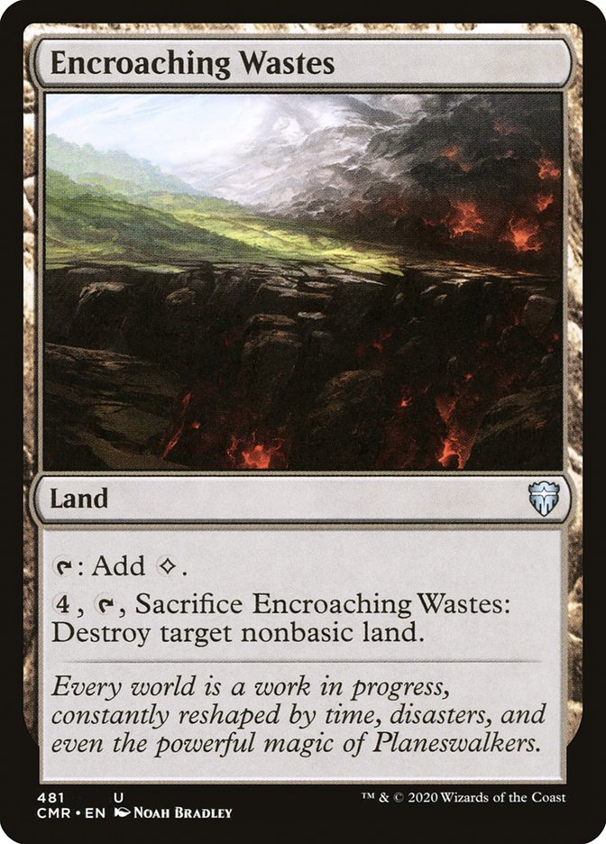 Encroaching Wastes [Commander Legends] MTG Single Magic: The Gathering    | Red Claw Gaming