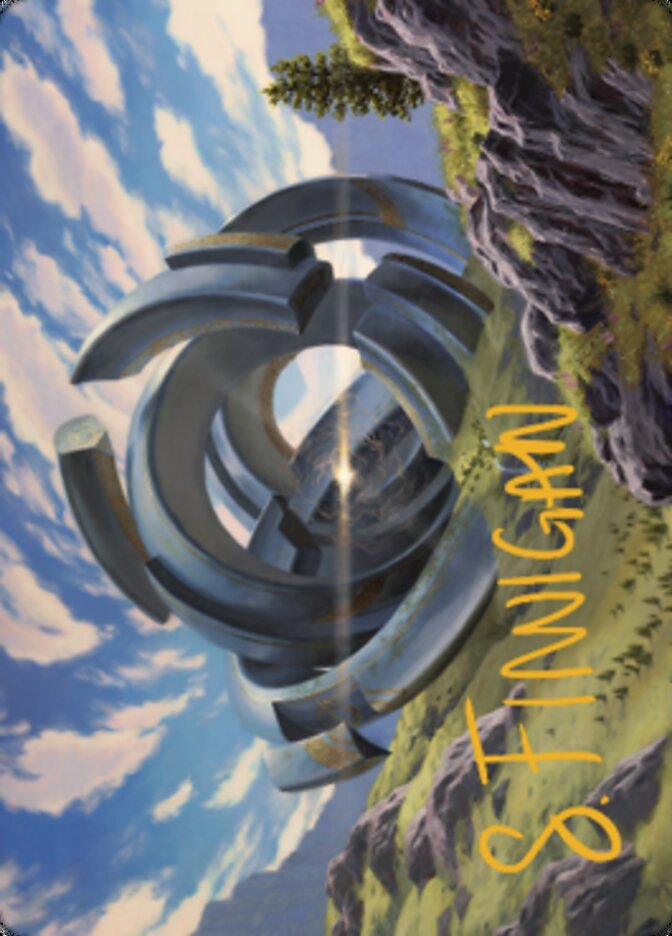 Thran Portal Art Card (Gold-Stamped Signature) [Dominaria United Art Series] MTG Single Magic: The Gathering    | Red Claw Gaming