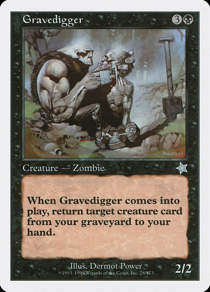 Gravedigger [Starter 1999] MTG Single Magic: The Gathering    | Red Claw Gaming