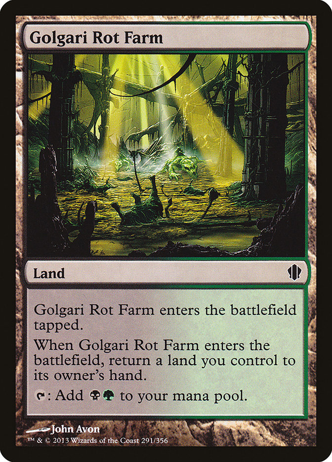 Golgari Rot Farm [Commander 2013] MTG Single Magic: The Gathering    | Red Claw Gaming