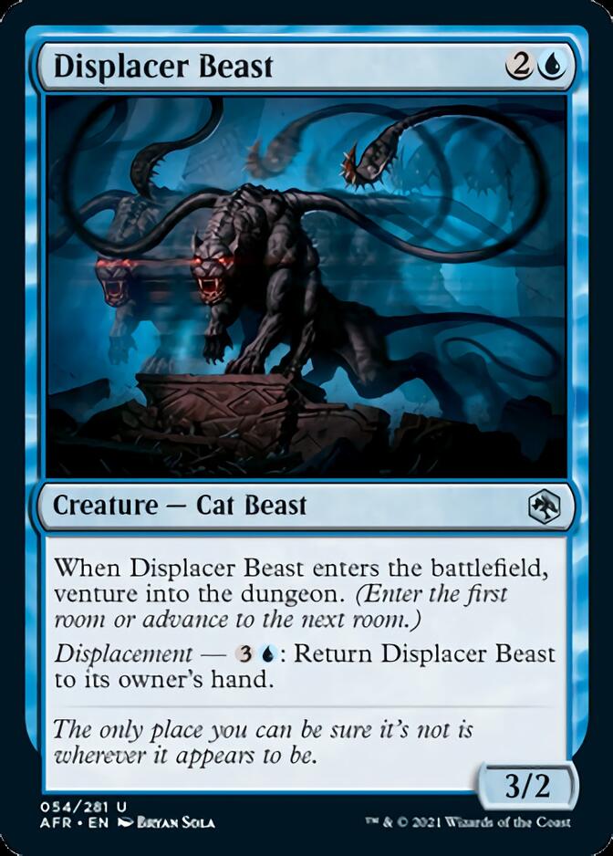 Displacer Beast [Dungeons & Dragons: Adventures in the Forgotten Realms] MTG Single Magic: The Gathering    | Red Claw Gaming