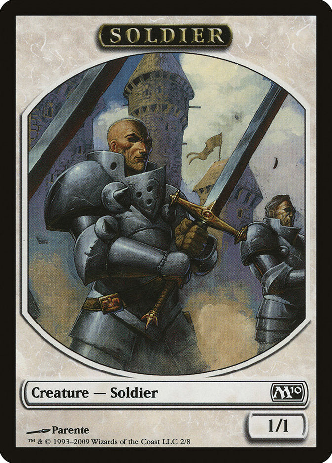 Soldier Token [Magic 2010 Tokens] MTG Single Magic: The Gathering    | Red Claw Gaming
