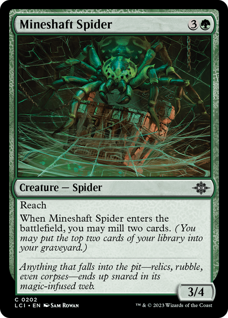 Mineshaft Spider [The Lost Caverns of Ixalan] MTG Single Magic: The Gathering    | Red Claw Gaming