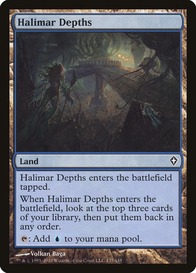Halimar Depths [Worldwake] MTG Single Magic: The Gathering    | Red Claw Gaming