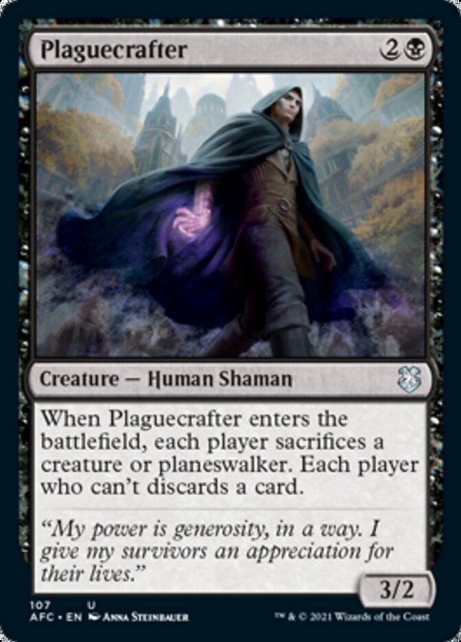 Plaguecrafter [Dungeons & Dragons: Adventures in the Forgotten Realms Commander] MTG Single Magic: The Gathering    | Red Claw Gaming