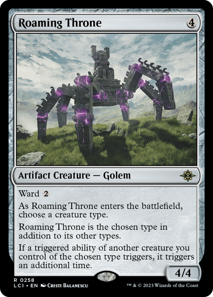Roaming Throne [The Lost Caverns of Ixalan] MTG Single Magic: The Gathering    | Red Claw Gaming