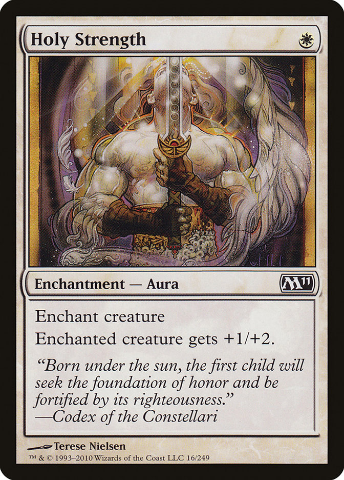 Holy Strength [Magic 2011] MTG Single Magic: The Gathering    | Red Claw Gaming