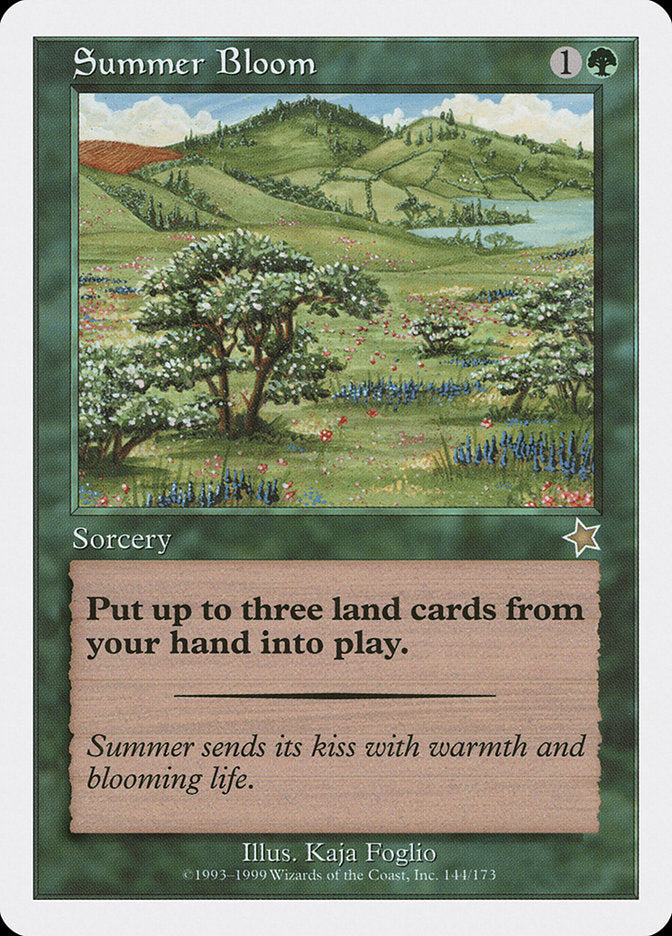 Summer Bloom [Starter 1999] MTG Single Magic: The Gathering    | Red Claw Gaming