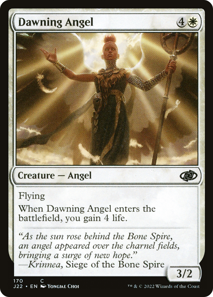 Dawning Angel [Jumpstart 2022] MTG Single Magic: The Gathering    | Red Claw Gaming