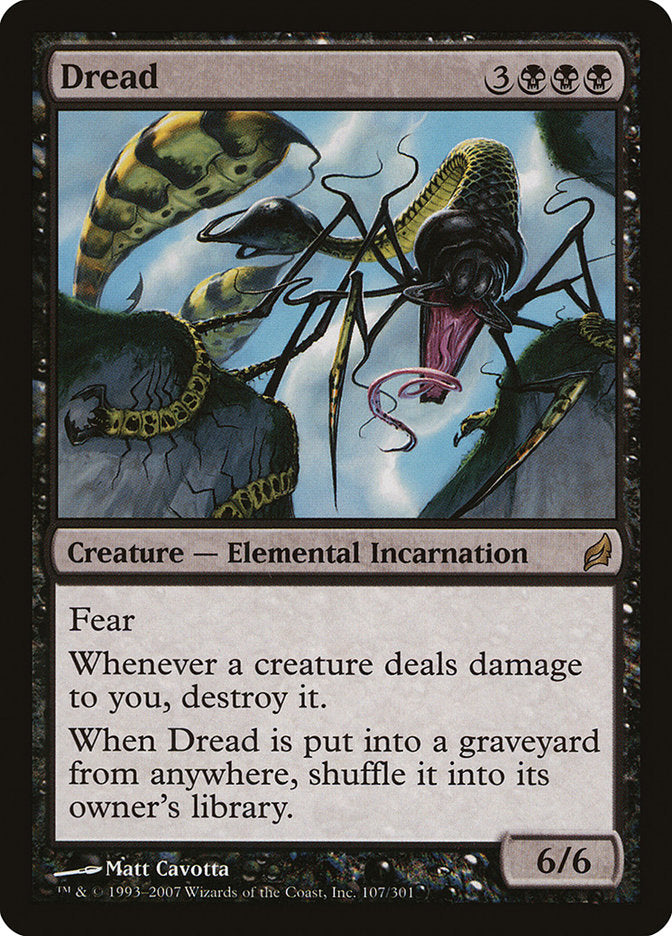 Dread [Lorwyn] MTG Single Magic: The Gathering    | Red Claw Gaming