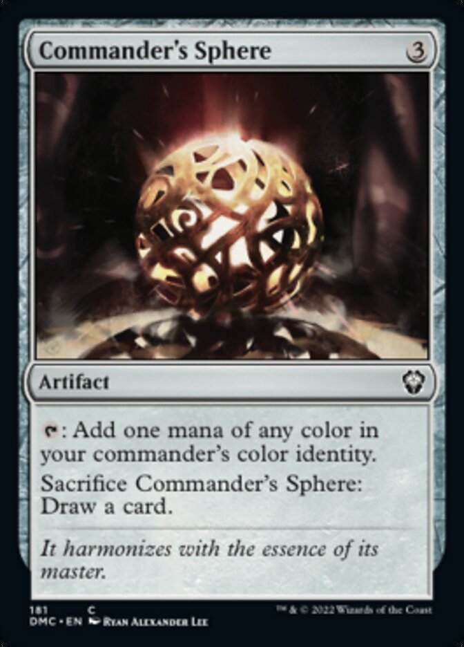 Commander's Sphere [Dominaria United Commander] MTG Single Magic: The Gathering    | Red Claw Gaming