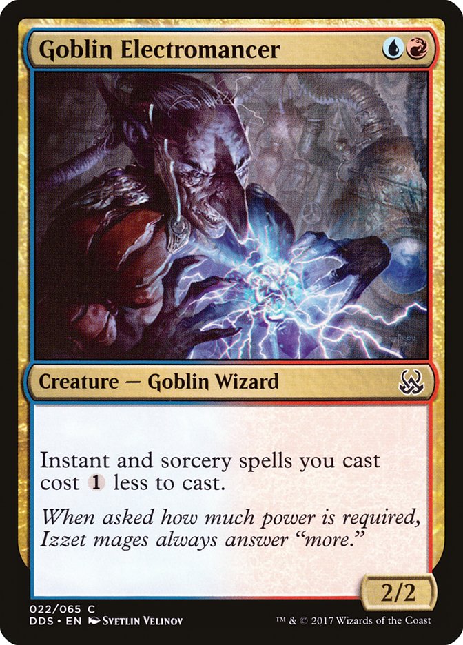Goblin Electromancer [Duel Decks: Mind vs. Might] MTG Single Magic: The Gathering    | Red Claw Gaming