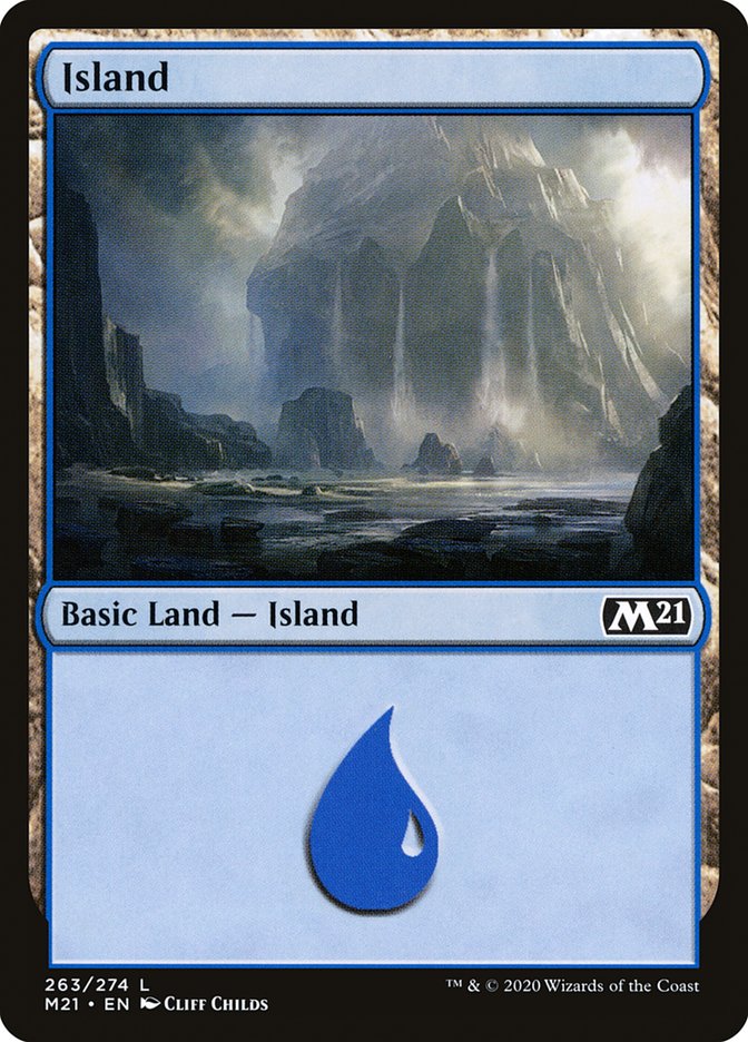 Island (263) [Core Set 2021] MTG Single Magic: The Gathering    | Red Claw Gaming