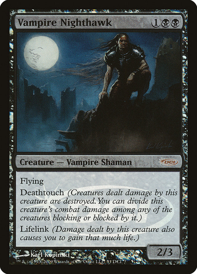 Vampire Nighthawk [Wizards Play Network 2009] MTG Single Magic: The Gathering    | Red Claw Gaming