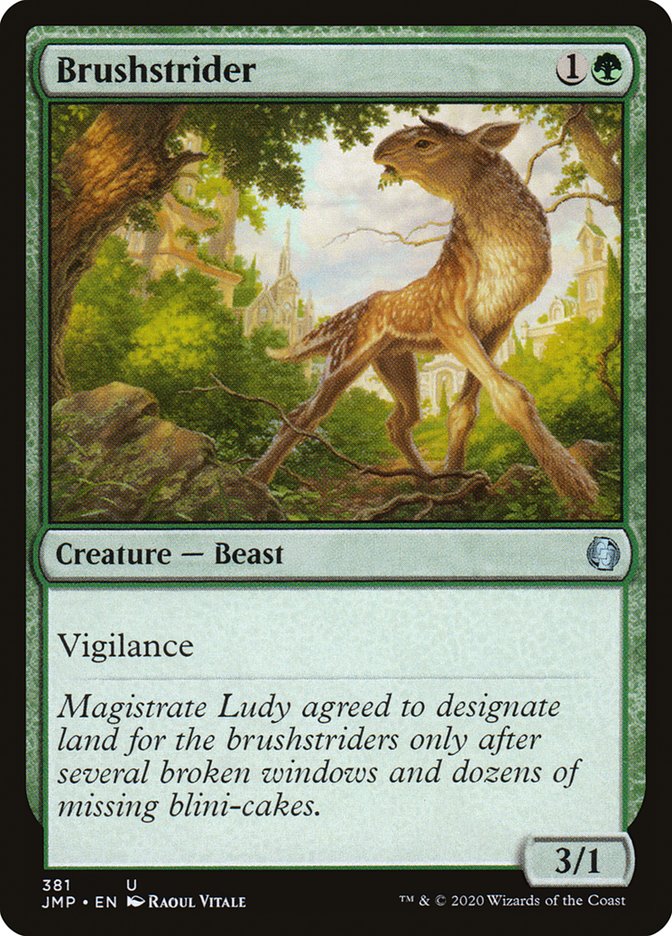 Brushstrider [Jumpstart] MTG Single Magic: The Gathering    | Red Claw Gaming